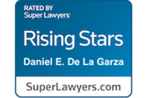 Super Lawyers Rising Stars / Daniel E. De La Garza - Badge