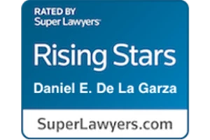 Super Lawyers Rising Stars / Daniel E. De La Garza - Badge