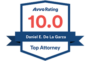 Avvo Rating 10 Top Attorney / Daniel E. De La Garza - Badge